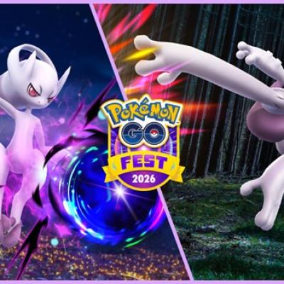 Pokémon GO Fest 2026 - Mega-Mewtwo X und Mega-Mewtwo in Copenhagen  am 11. Juni 2026 um 13:15 Uhr