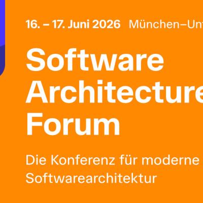 Software Architecture Forum - Die Community-Konferenz für Softwarearchitektur in Unterhaching am 16. Juni 2026 um 09:00 Uhr