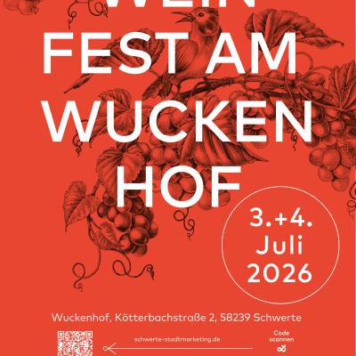 Weinfest am Wuckenhof in Schwerte am 03. Juli 2026 um 16:00 Uhr