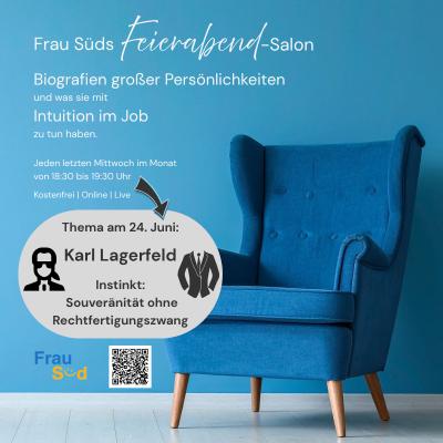 Frau Süds Feierabend-Salon über Karl Lagerfeld