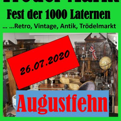Augustfehn Fest der 1000 Laternen Trödelmarkt 2020