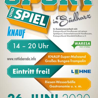 Bild 1 zu Sport & Spiel im Südharz am 26. Juni 2020 um 14:00 Uhr, KNAUF Deutsche Gipswerke KG (Südharz)