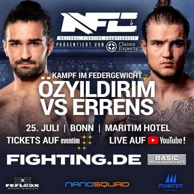Bild 2 zu NFC 4 - Mixed Martial Arts   am 25. Juli 2021 um 17:00 Uhr, Maritim Hotel Bonn (Bonn)