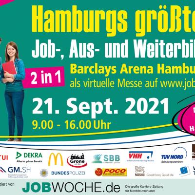 Bild 1 zu 28. Job-, Aus- und Weiterbildungsmesse am 21. September 2021 um 09:00 Uhr, Barclaycard Arena (Hamburg)