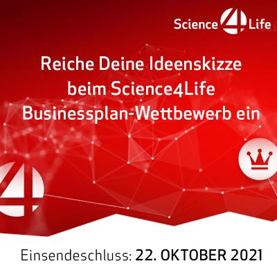 Bild 1 zu Ideenphase – Science4Life Businessplan-Wettbewerb  am 22. Oktober 2021 um 12:00 Uhr, Industriepark Höchst  (Frankfurt am Main)