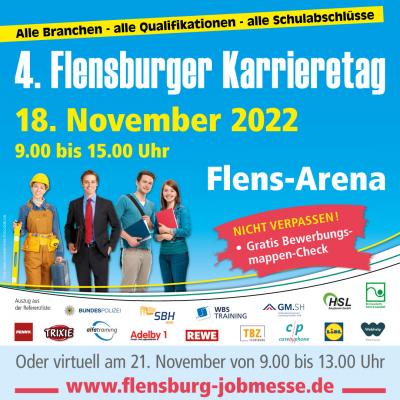 Bild 1 zu 4. Flensburger Karrieretag am 18. November 2022 um 09:00 Uhr, Flens-Arena (Flensburg)