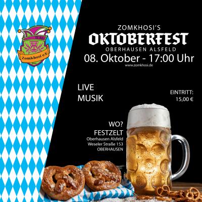 Bild 1 zu Zomkhosi's Oktoberfest 2022 am 08. Oktober 2022 um 17:00 Uhr, Festzelt (Oberhausen)