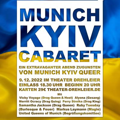 Bild 1 zu Munich Kyiv Cabaret am 09. Dezember 2022 um 20:00 Uhr, Theater Drehleier (München)