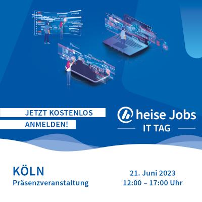 Bild 1 zu heise Jobs IT Tag Köln am 21. Juni 2023 um 12:00 Uhr, KOMED im MediaPark (Köln)
