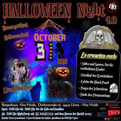 Bild 1 zu Halloween Night 4.0 am 31. Oktober 2023 um 15:00 Uhr, Eventlocation Alte Heide (Unna - Alte Heide)