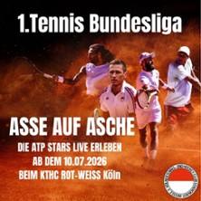 KTHC Rot-Weiss vs Gladbacher HTC - 1.Tennis Bundesliga Herren 2026 in Köln am 10. Juli 2026 um 13:00 Uhr