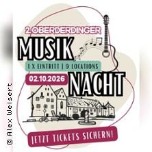 2. Oberderdinger Musiknacht in Oberderdingen am 02. Oktober 2026 um 19:00 Uhr