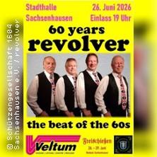 60years Revolver in Waldeck am 26. Juni 2026 um 20:30 Uhr