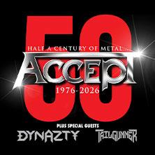 ACCEPT - 50th Anniversary Tour 2026 in  am 18. Dezember 2026 um 19:00 Uhr