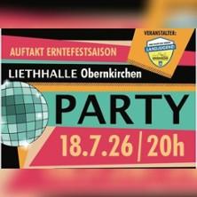Auftakt Erntefestsaison in Obernkirchen am 18. Juli 2026 um 20:00 Uhr