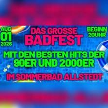 Badfest in Allstedt am 01. August 2026 um 20:00 Uhr