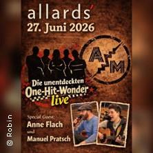 Die unentdeckten One - Hit - Wonder Live in Magdeburg am 27. Juni 2026 um 19:00 Uhr