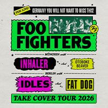 Foo Fighters - TAKE COVER TOUR 2026 in München-Fröttmaning am 17. Juni 2026 um 17:15 Uhr