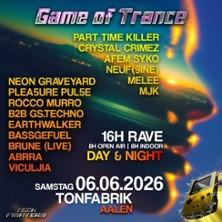 Game of Trance - Open Air | 6.6. Aalen in Aalen am 06. Juni 2026 um 14:00 Uhr