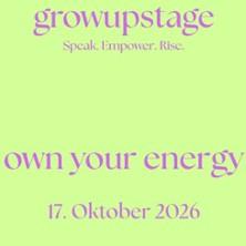 Growupstage in Forchheim am 17. Oktober 2026 um 09:00 Uhr
