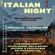 Italian Night in Bergisch Gladbach am 03. Juli 2026 um 19:00 Uhr