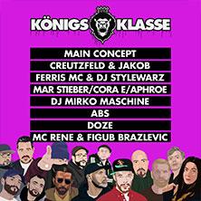 Königsklasse - Main Concept, Mar Stieber (Stieber Twins) & Cora E & Aphroe (Rag in Dortmund am 30. Mai 2026 um 16:00 Uhr