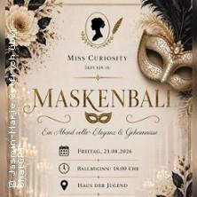 Maskenball - Ein Abend voller Eleganz | Festliche Garderobe & Masken erwünscht in  am 21. August 2026 um 18:00 Uhr