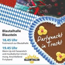 Partynacht in Tracht in Blaustein am 18. September 2026 um 19:00 Uhr