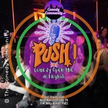 Push! Comedy Community Open Mic (english) in Frankfurt am Main am 23. Dezember 2026 um 22:00 Uhr