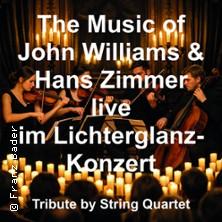 Music of John Williams & Hans Zimmer im Lichterglanz Tribute by String Quartet in  am 11. April 2027 um 19:00 Uhr