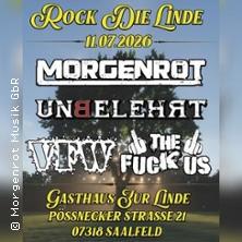 Rock die Linde 2026 in Saalfeld am 11. Juli 2026 um 17:00 Uhr