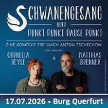 Schwanengesang - Komödie mit Cornelia Heyse u. Matthias Brenner in Querfurt am 17. Juli 2026 um 19:00 Uhr