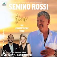 Semino Rossi - Die Konzertreihe 2026 - Support Acts Nadin Meypo & Kevin Pabst in Balingen am 30. Oktober 2026 um 19:00 Uhr