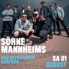 Söhne Mannheims in Bad Oeynhausen am 01. August 2026 um 17:00 Uhr