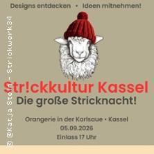 STR!CKKULTUR Kassel in Kassel am 05. September 2026 um 18:00 Uhr