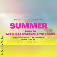 Summer Night's auf der Burg Siersberg mit Elmar Federkeil & The Rooks