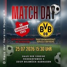 SV Sudhagen vs Traditionsmannschaft BVB in Delbrück am 25. Juli 2026 um 15:30 Uhr