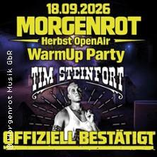 Tim Steinfort WarmUp in Rudolstadt am 18. September 2026 um 20:00 Uhr