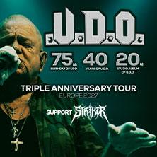 U.D.O. - Triple Anniversary Tour 2027 in Braunschweig am 13. Januar 2027 um 20:00 Uhr